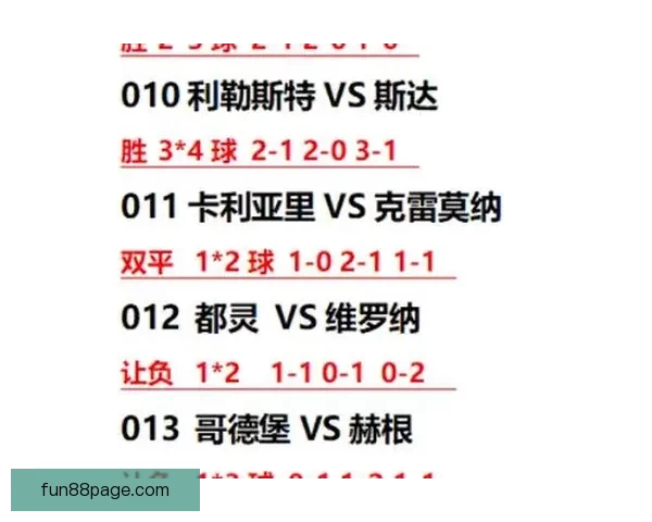 足球竞猜精选推荐 专业分析与精准预测助你轻松赢得每一场比赛